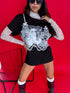 T-krekls "LACE TOP H19" - melns